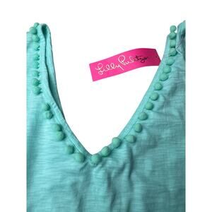 Lilly Pulitzer Top-Green Size L, 100% Pima cotton